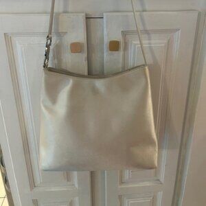 Vintage Jessica Moore Beige Satin Purse